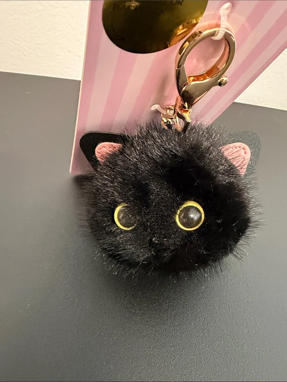 Piper K | Black Cat Pom Pom Bag Charm 🐈‍⬛ - Picture 5 of 5